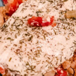 keto mahi and tomatoes and cauliflower rice recipe